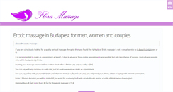 Desktop Screenshot of flormassage.com