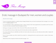 Tablet Screenshot of flormassage.com